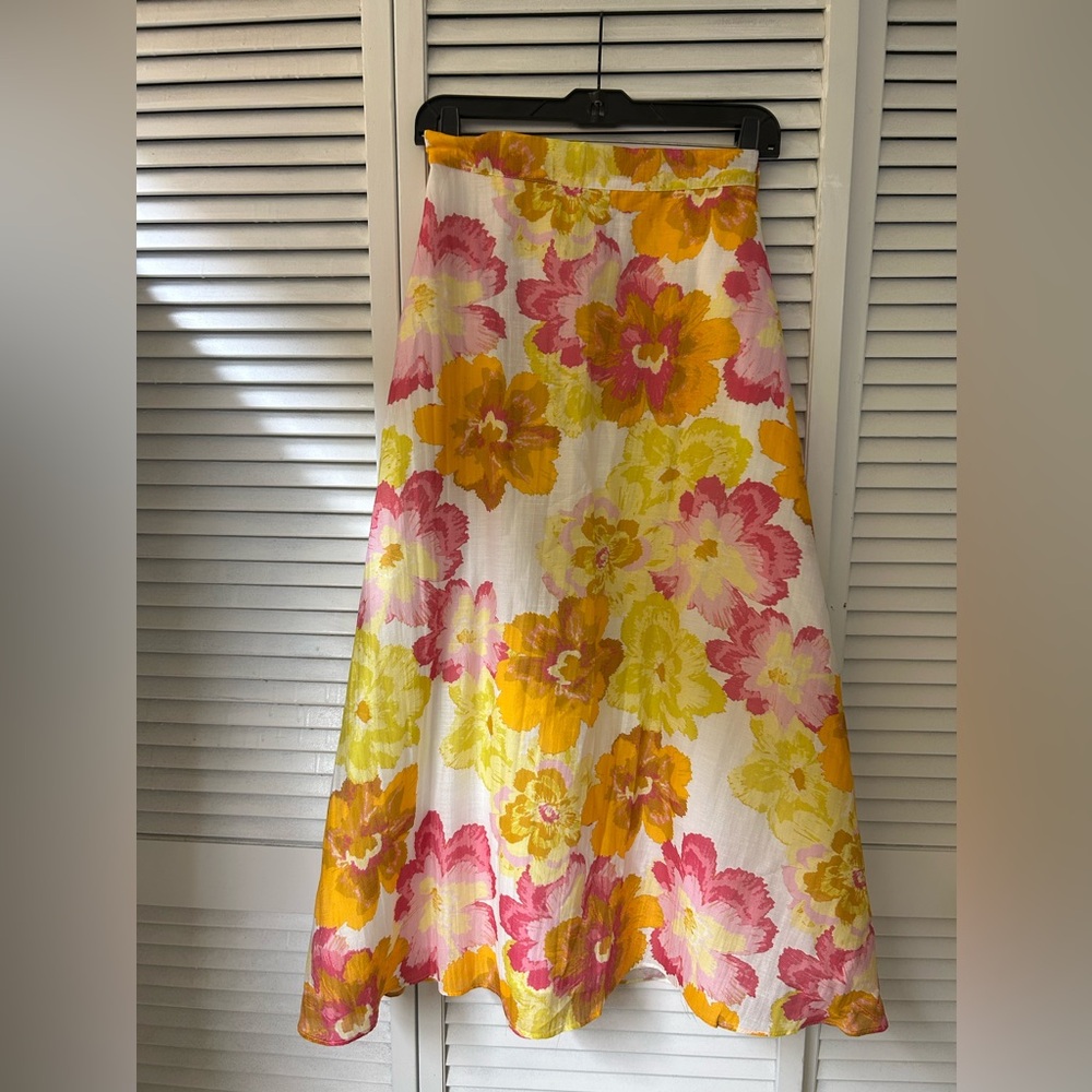 CeCe Floral Print Skirt Size‎ 2X
